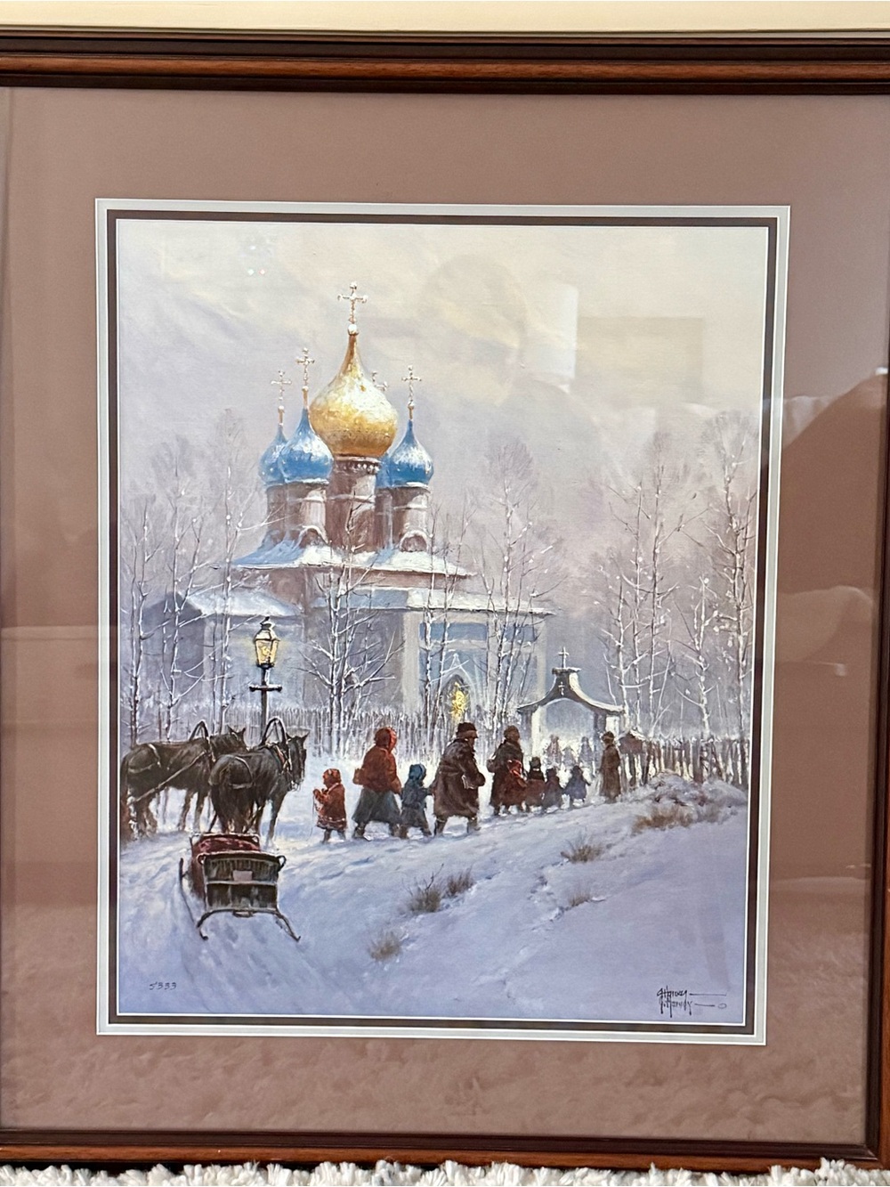 Signed & numbered limited edition print titled ‘Whosever Believeth’ by G. Harvey